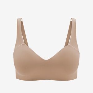 ThirdLove ComfortStretch Smoothing Wireless Bra Size LG+taupe / LG+